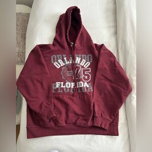 Burgundy Orlando hoodie